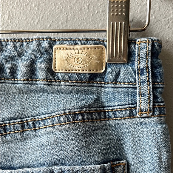 Sofia by Sofia Vergara Distressed Ankle Jeans - Blue - Picture 13 of 13